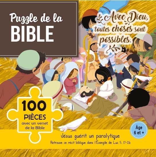 PUZZLE JESUS GUERIT UN PARALYTIQUE