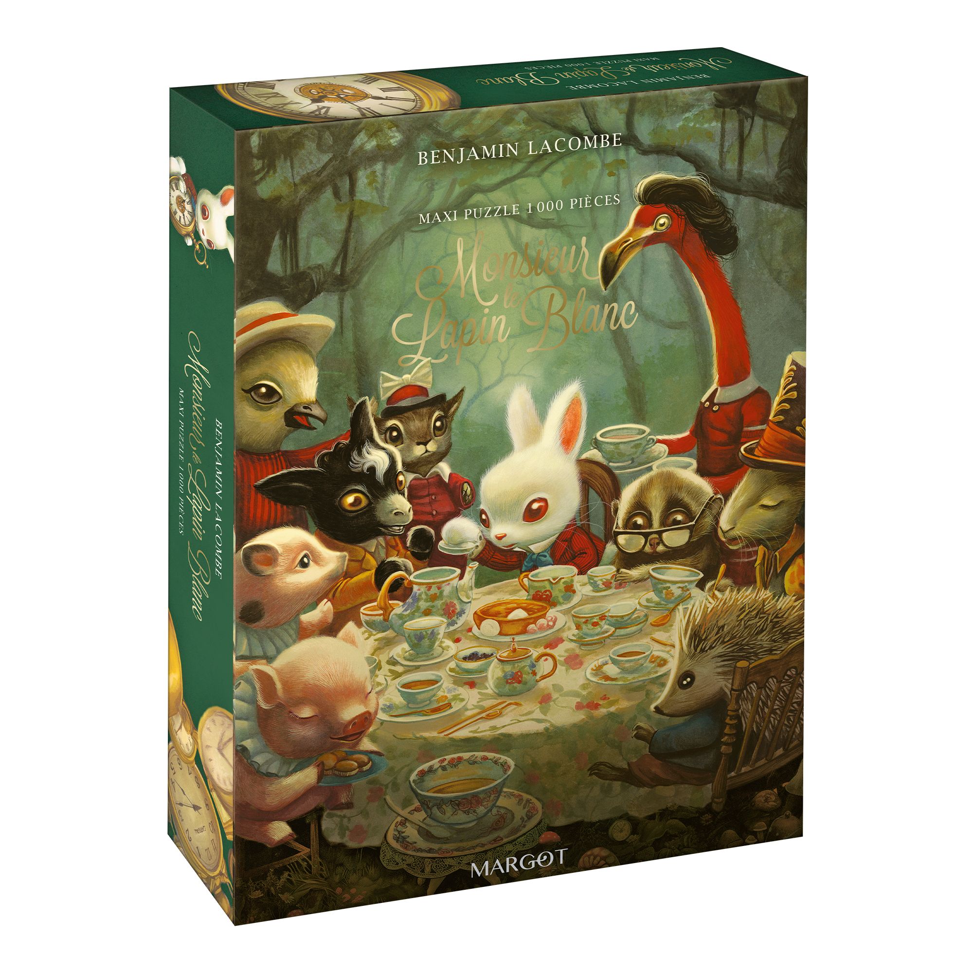 MAXI PUZZLE 1 000 PIECES MONSIEUR LE LAPIN BLANC