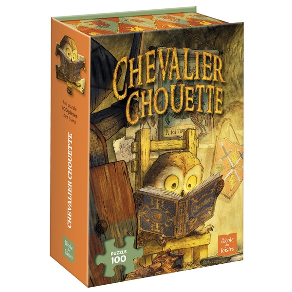 PUZZLE 100 PIECES CHEVALIER CHOUETTE