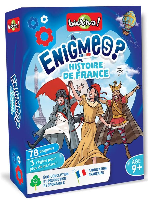 ENIGMES - HISTOIRE DE FRANCE.