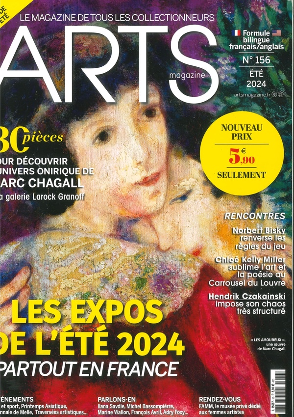 ARTS MAGAZINE N 156 : LES EXPOS DE L'ETE 2024 - ETE 2024