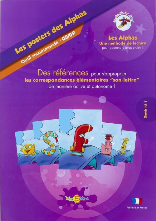 LES POSTERS DES ALPHAS - LA METHODE DE LECTURE LES ALPHAS GS-CP