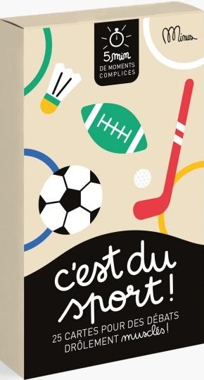 C'EST DU SPORT ! - 25 CARTES POUR DES DEBATS DROLEMENT MUSCLES !