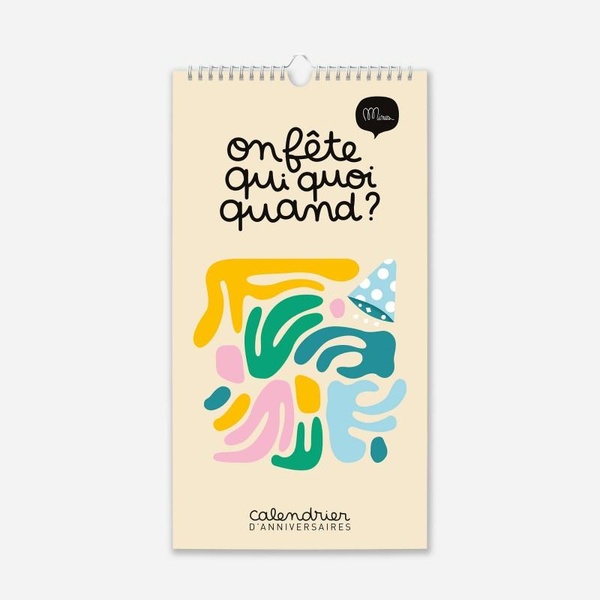 CALENDRIER D'ANNIVERSAIRES JOJO - ON FETE QUI QUOI QUAND ?