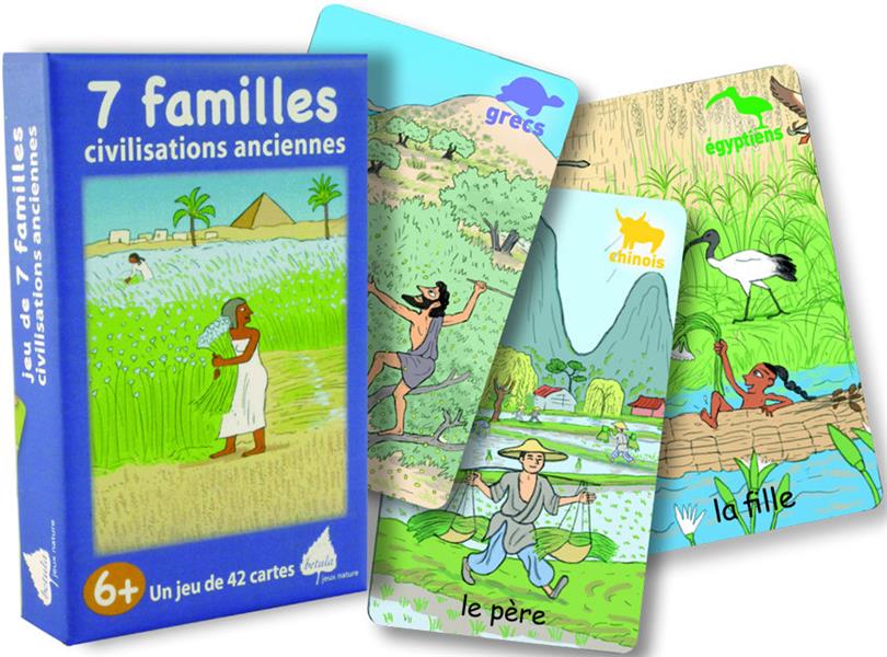 CIVILISATIONS ANCIENNES - JEU 7 FAMILLES