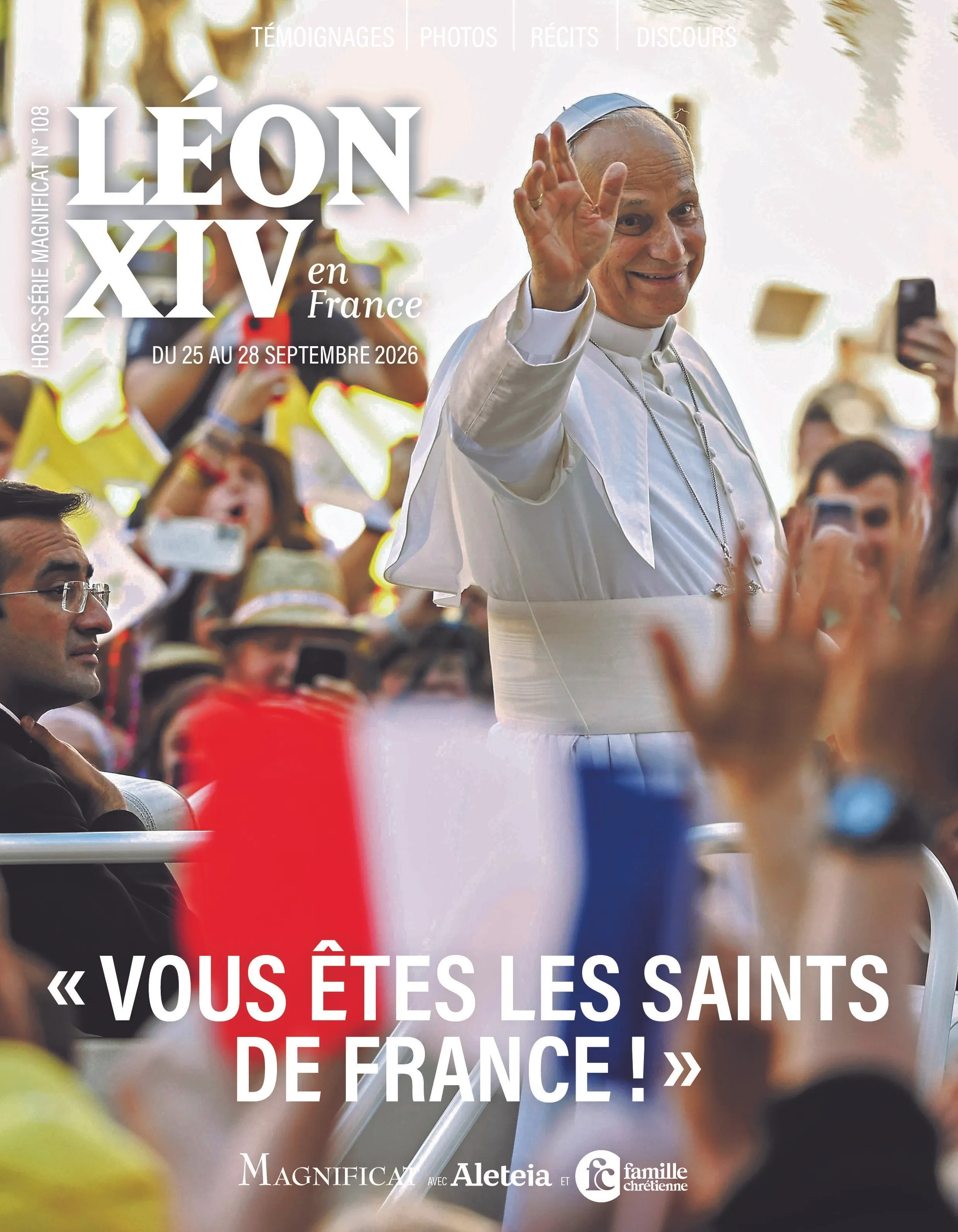 ALBUM SOUVENIR DE LA VISITE DU PAPE LEON XIV EN FRANCE