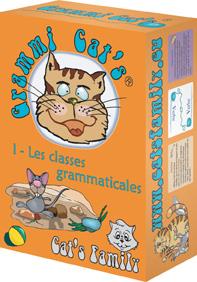 JEU DE CARTES GRAMMI CAT'S 1 - LES CLASSES GRAMMATICALES