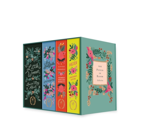 THE PUFFIN IN BLOOM 4-BOOK COLLECTION - ANNE OF GREEN GABLES, HEIDI, LITTLE WOMEN, AND A LITTLE PRIN