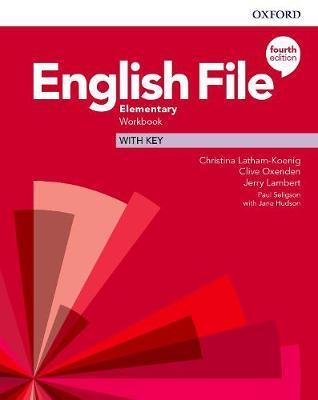 ENGLISH FILE:4TH EDITION  ELEMENTARY. WORKBOOK WITH KEY