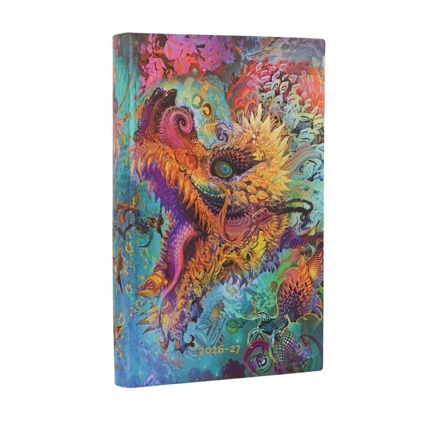 AGENDA SCOLAIRE 2026/2027 DRAGON BOURDONNANT MAXI SOUPLE JOURNALIER PAPERBLANKS