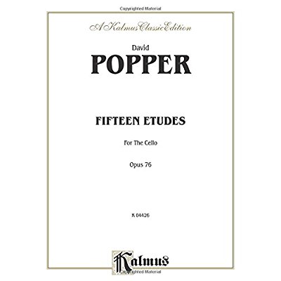 DAVID POPPER: FIFTEEN ETUDES FOR CELLO OP.76