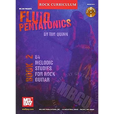 MBGU ROCK CURRICULUM: FLUID PENTATONICS, BOOK 2 GUITARE+CD