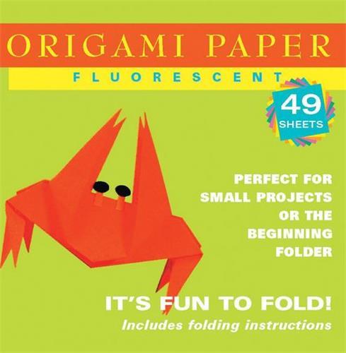 ORIGAMI PAPER FLUORESCENT 6 3/4