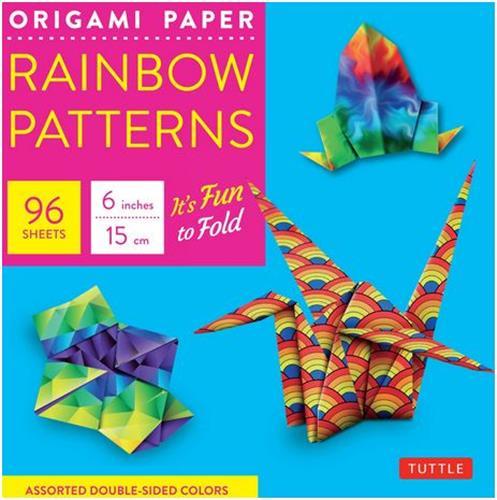 ORIGAMI PAPER RAINBOW PATTERNS 6