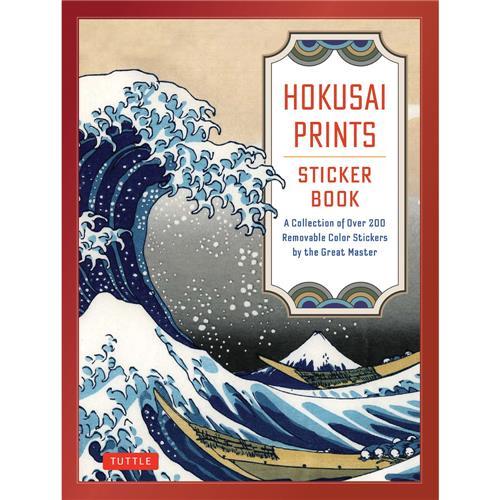 HOKUSAI PRINTS STICKER BOOK /ANGLAIS