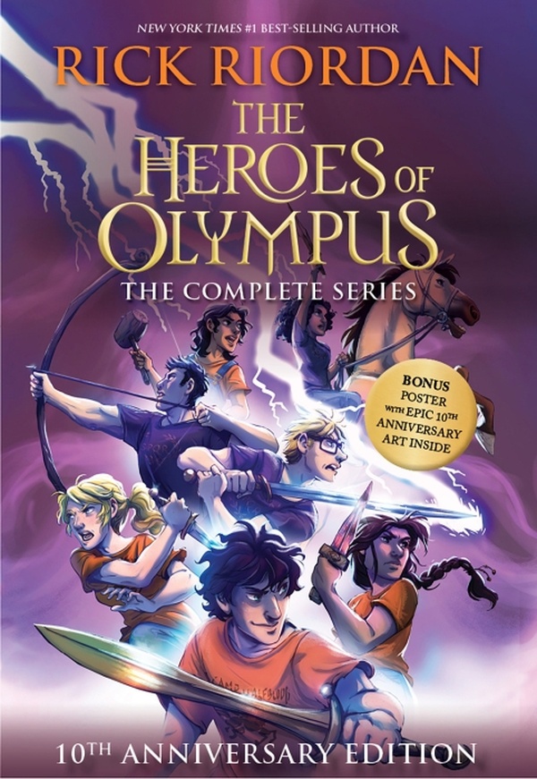 THE HEROES OF OLYMPUS - HEROES OF OLYMPUS PAPERBACK BOXED SET, THE-10TH ANNIVERSARY EDITION