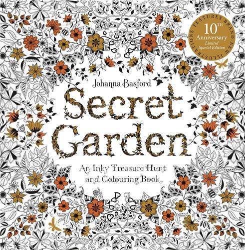 SECRET GARDEN AN INKY TREASURE HUNT AND COLOURING BOOK /ANGLAIS