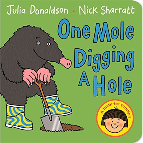 ONE MOLE DIGGING A HOLE
