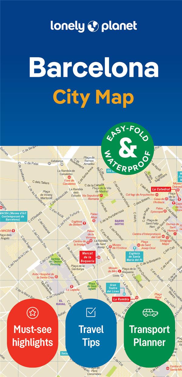 BARCELONA CITY MAP 2ED -ANGLAIS-