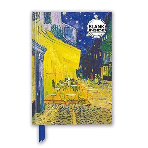FLAME TREE BLANK NOTEBOOKS - VINCENT VAN GOGH: CAFE TERRACE (FOILED BLANK JOURNAL)