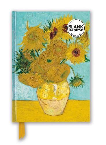 FLAME TREE BLANK NOTEBOOKS - VINCENT VAN GOGH: SUNFLOWERS (FOILED BLANK JOURNAL)