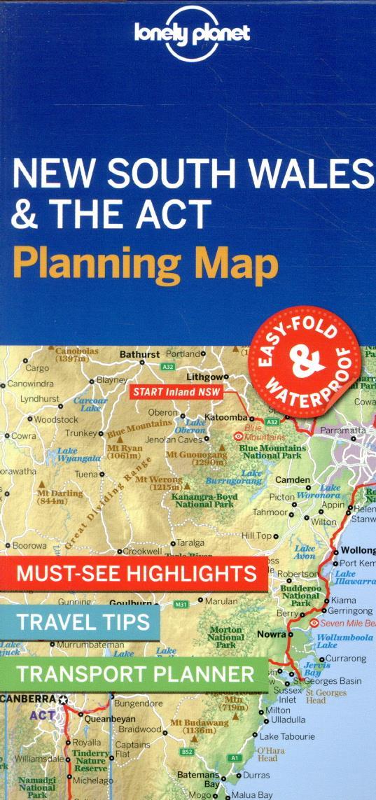 NEW SOUTH WALES & THE ACT PLANNING MAP 1ED -ANGLAIS-