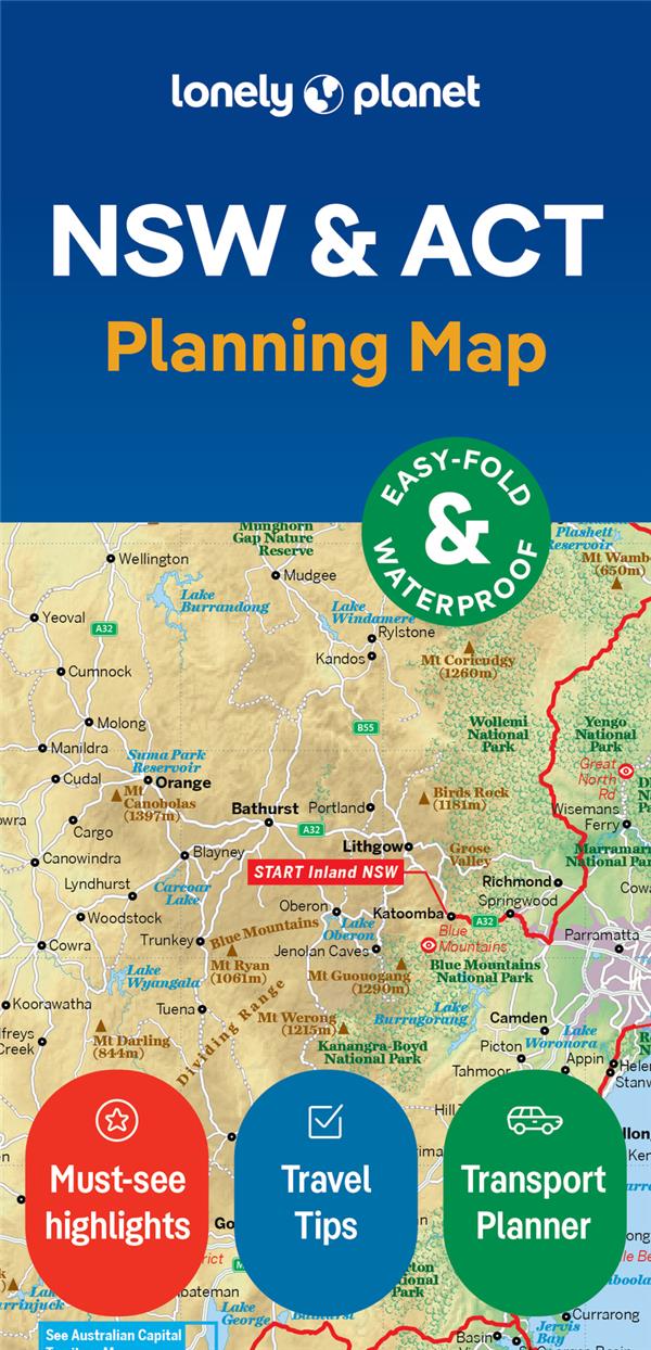 NEW SOUTH WALES & THE ACT PLANNING MAP 2ED -ANGLAIS-