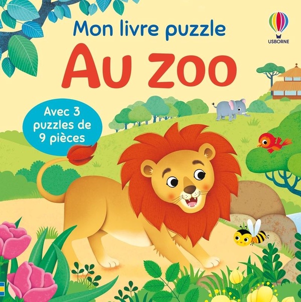 AU ZOO - MON LIVRE PUZZLE - DES 2 ANS