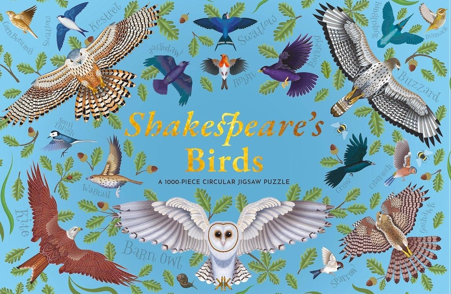 SHAKESPEARE'S BIRDS: A 1000-PIECE CIRCULAR JIGSAW PUZZLE BY REBECCA HARRIS /ANGLAIS