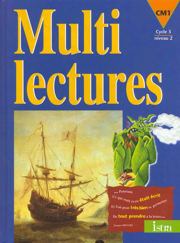 MULTILECTURES CM1 - LIVRE DE L'ELEVE - EDITION 1999