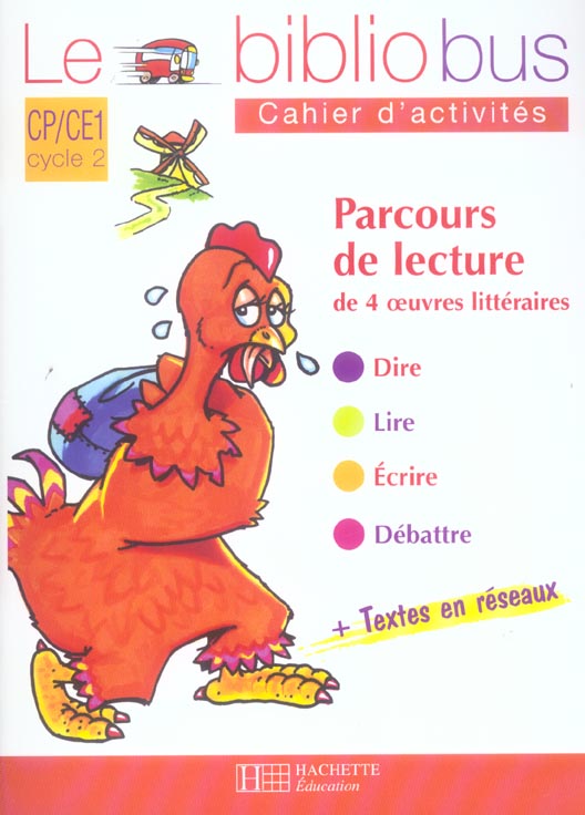 LE BIBLIOBUS N 11 CP/CE1 - LA PETITE POULE ROUSSE - CAHIER D'ACTIVITES - ED.2005