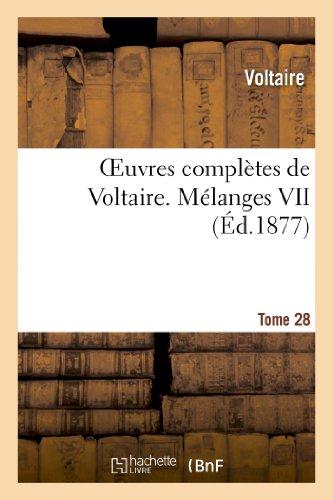OEUVRES COMPLETES DE VOLTAIRE. MELANGES,07