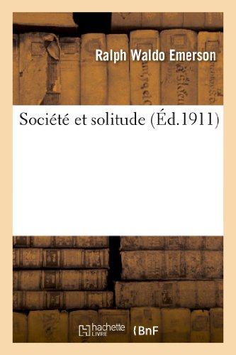 SOCIETE ET SOLITUDE