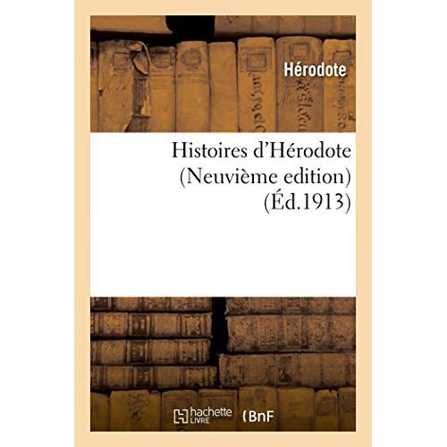 HISTOIRES D'HERODOTE NEUVIEME EDITION