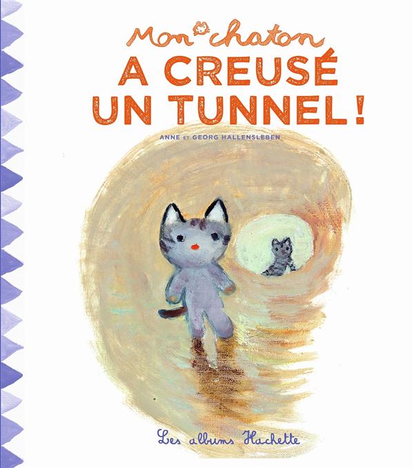 MON CHATON A CREUSE UN TUNNEL !