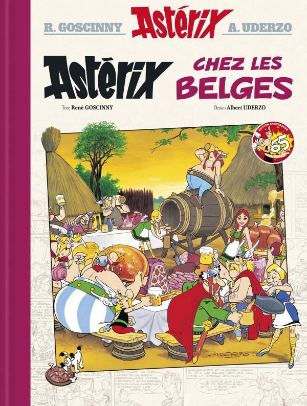 ASTERIX CHEZ LES BELGES N 24 - EDITION LUXE - 65 ANS ASTERIX