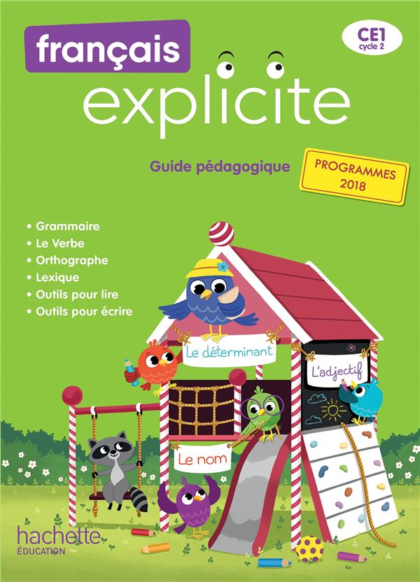 FRANCAIS EXPLICITE CE1 - GUIDE PEDAGOGIQUE + CLE USB - ED. 2019