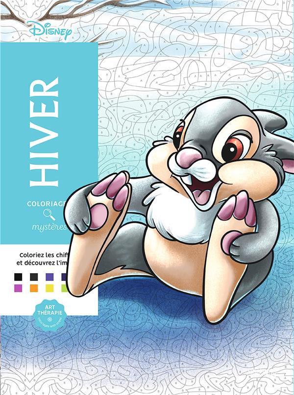 COLORIAGES MYSTERES DISNEY - HIVER