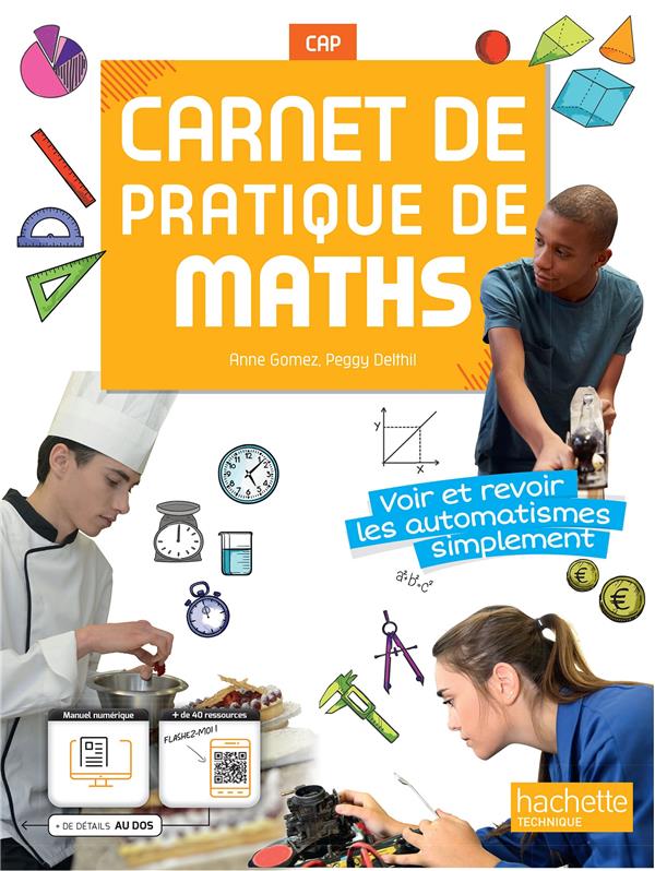 CARNET DE PRATIQUE DE MATHS CAP - LIVRE ELEVE - ED. 2023