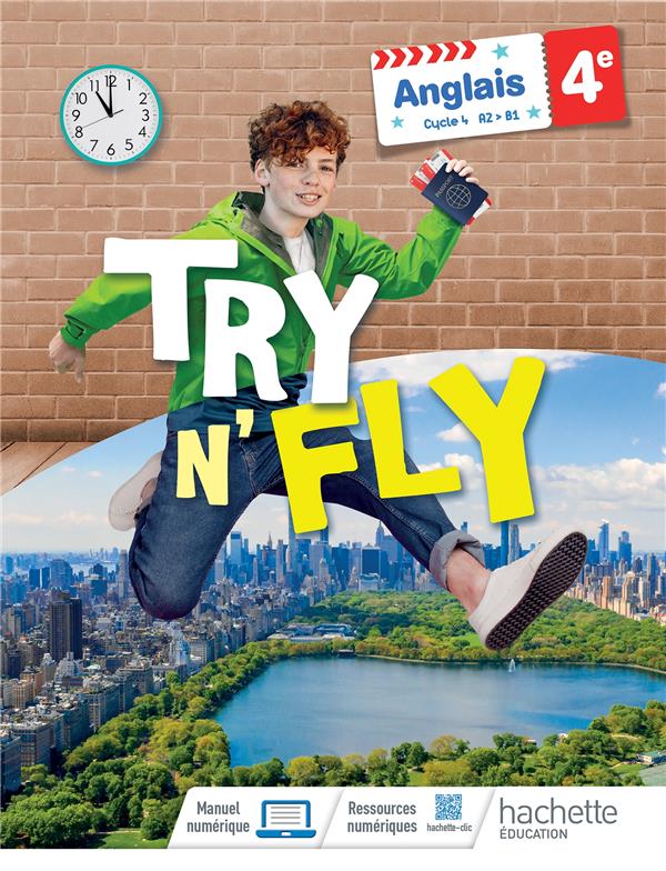 ANGLAIS COLLEGE - TRY N' FLY CYCLE 4 4E - LIVRE ELEVE - ED. 2022