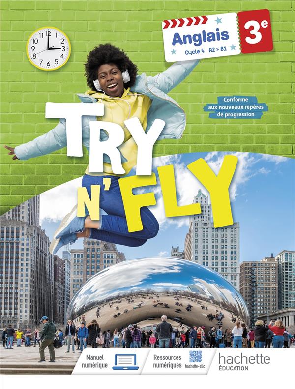 TRY N' FLY ANGLAIS 3E - LIVRE ELEVE - ED. 2023