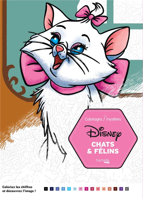 COLORIAGES MYSTERES DISNEY - CHATS ET FELINS