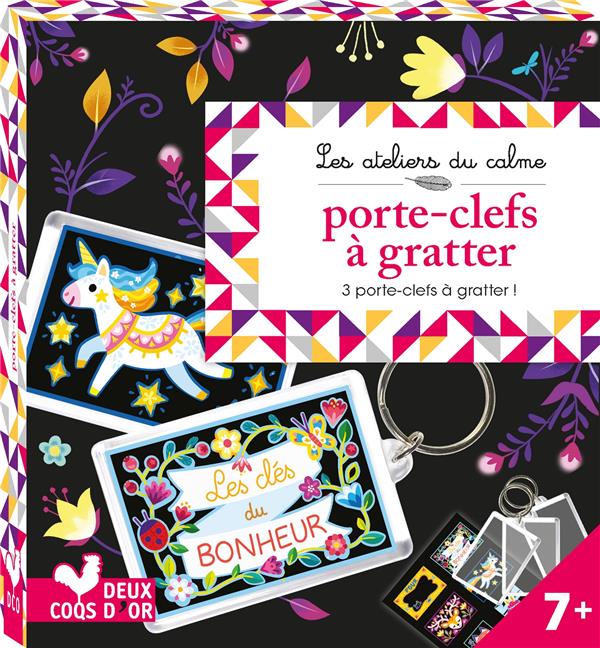 PORTE-CLEFS A GRATTER - MINI-BOITE AVEC ACCESSOIRES