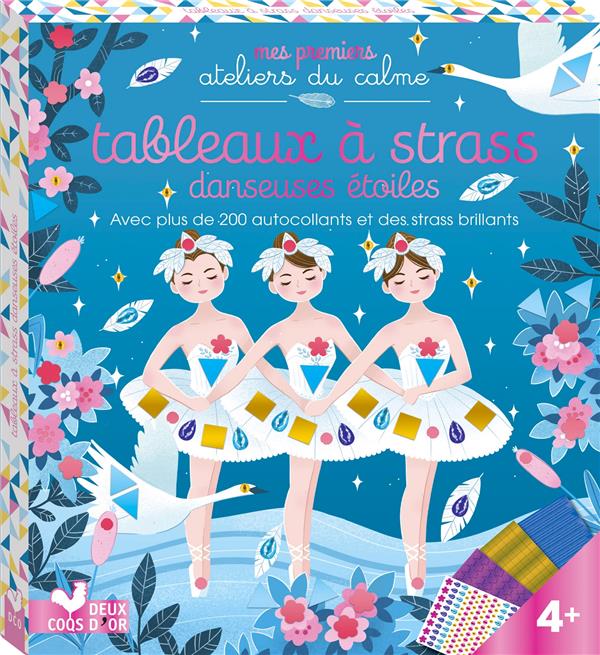 TABLEAUX A STRASS DANSEUSES ETOILES - BOITE AVEC ACCESSOIRES