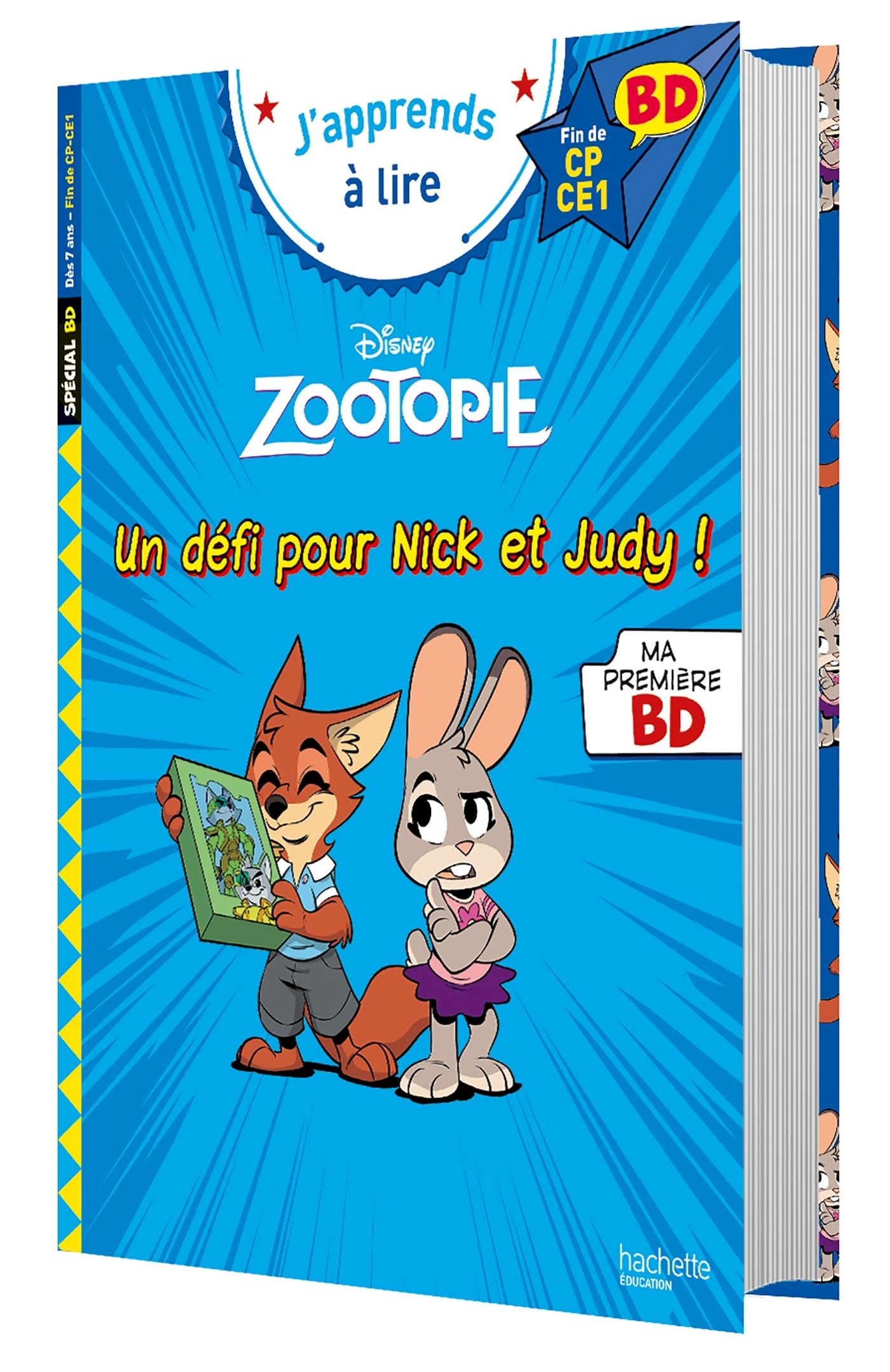 DISNEY BD FIN DE CP-CE1 - ZOOTOPIE - UN DEFI POUR NICK ET JUDY !