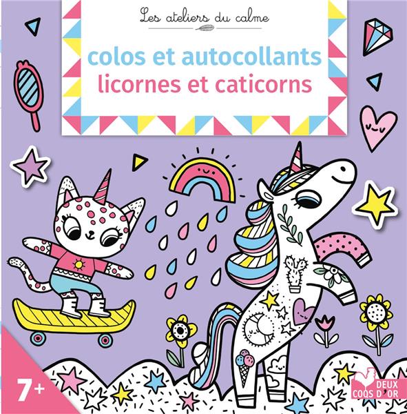 COLOS ET AUTOCOLLANTS LICORNES ET CATICORNS