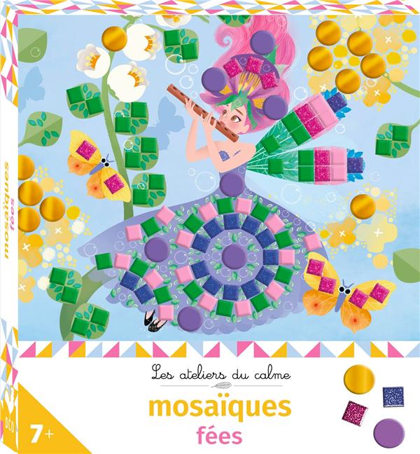 MOSAIQUES FEES - MINI BOITE AVEC ACCESSOIRES