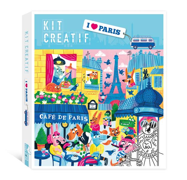 KIT CREATIF - I LOVE PARIS