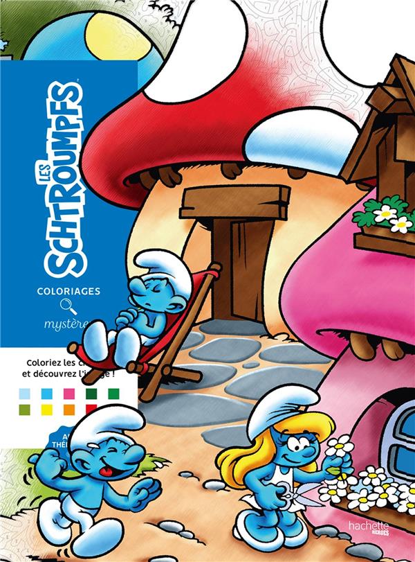 COLORIAGES MYSTERES - SCHTROUMPFS