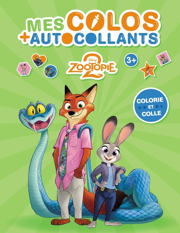 ZOOTOPIE 2 - MES COLOS + AUTOCOLLANTS - DISNEY